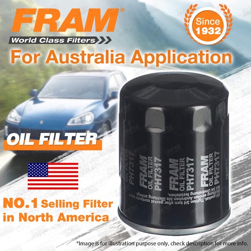 Fram Oil Filter for Ford Telstar AX AY GD8PF GD8RF GE5PF GEEPF GW5RF Refer Z411