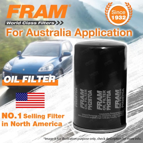 Fram Oil Filter for Audi 100 C4 200 C3 C4 80 B4 90 B3 A3 8L 8P A4 Height 124mm