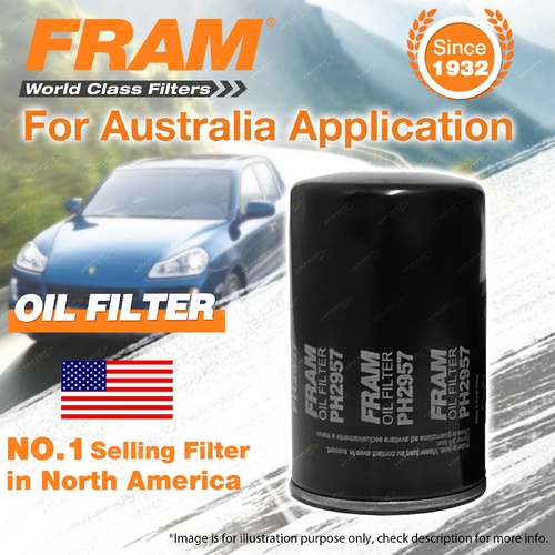 Fram Oil Filter for Chrysler Voyager GRAND Voyager 4CYL 2.5 Turbo Diesel VM