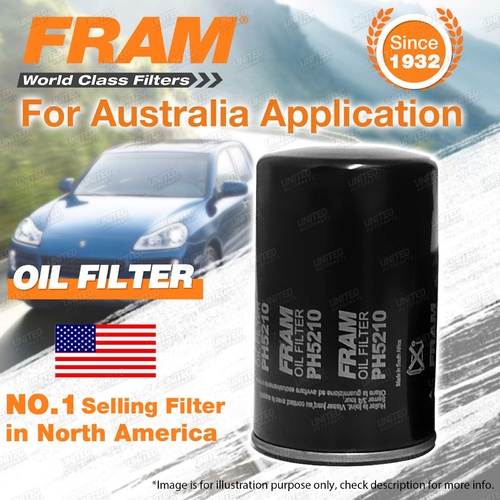 Fram Oil Filter for Ford FIESTA ST150 WP Focus LR Transit VG VH VJ Refer Z63