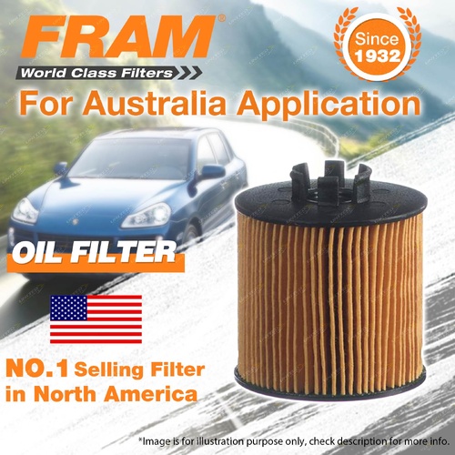 Fram Oil Filter for Audi A3 8P 8V 1.6 2.0L Petrol Turbo Diesel Refer R2665P