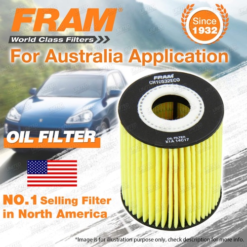 Fram Oil Filter for Holden CAPTIVA CG CRUZE JG EPICA EP Turbo Diesel Ref R2658P