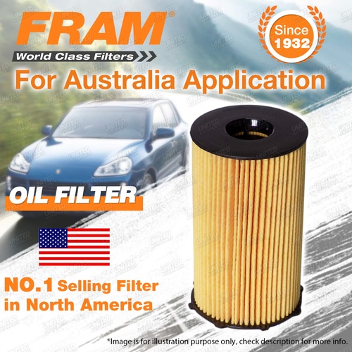 Fram Oil Filter for Ford Territory SZ SZ II 2.7 V6 Turbo Diesel 276DT Ref R2662P