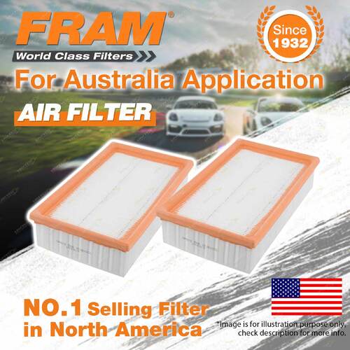 2 x Fram Air Filter for BMW 3 5 7 8 Series Z1 E30 E36 E34 E28 E32 E31 Refer A478