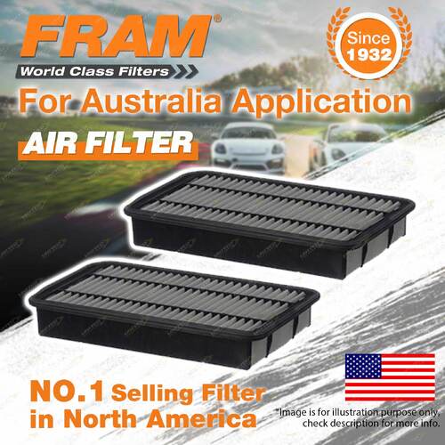 2 x Fram Air Filters for Toyota Commuter Bus 6Cyl 4Cyl 3L 2.7L Refer A1632