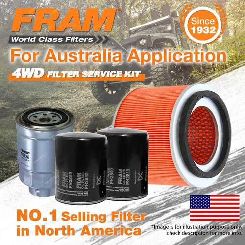 Fram 4WD Filter Service Kit for Nissan Patrol GU IV 4.2 Excellent Filtration