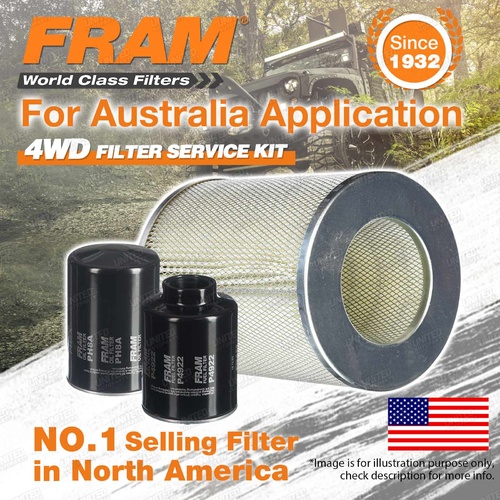 Fram 4WD Filter Service Kit for Toyota Hilux LN 86 106 107 LN111 88-97 Ref RSK22