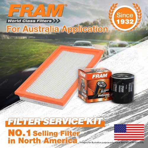 Fram Oil Air Filter for Toyota Lexcen KT MT PT ST T4 V6 3.8L Petrol Engine VH