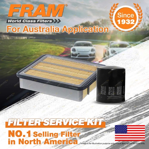 Fram Oil Air Filter for Mazda B2500 Bravo UFY0W 4cyl 2.5L TD 99-00 panel housing