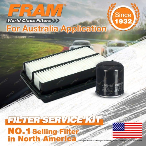 Fram Oil Air Filter Kit for Daihatsu Charade G100 G102 G200 G200B 3cyl 4cyl