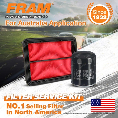 Fram Oil Air Filter Service Kit for Mazda 626 GE Mx-6 GE V6 2.5L Petrol 91-97