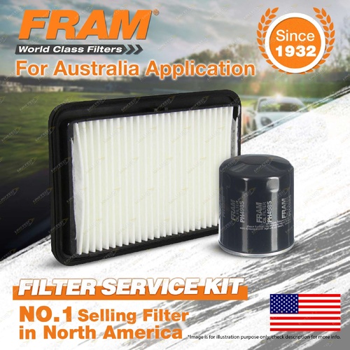 Fram Oil Air Filter Kit for Suzuki Ignis RG413 RG415 Sprt 4cyl 1.3L 1.5L Petrol