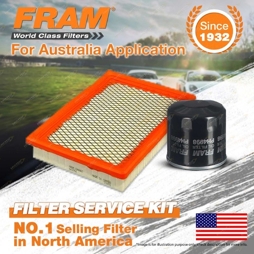 Fram Oil Air Filter Kit for Mazda 121 Metro Shades DW 4cyl 1.3L 1.5L Petrol