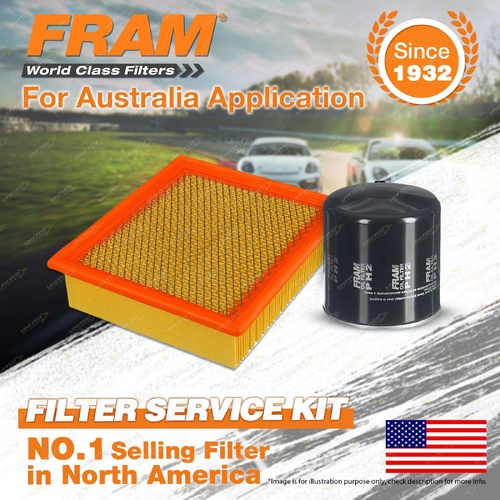 Fram Oil Air Filter Kit for Mazda B4000 Bravo V6 4L Petrol 05-06 Engine 1V