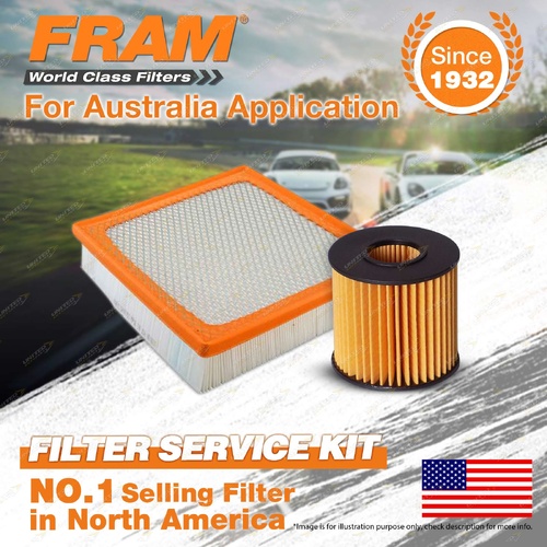 Fram Oil Air Filter for Toyota Aurion GSV50R Kluger GSU55R GSU50R V6 3.5L Petrol