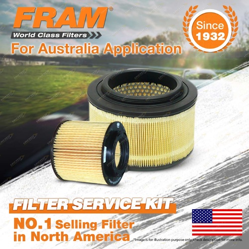 Fram Oil Air Filter Kit for Ford Everest UA 3.2L Ranger PX 2.2L Turbo Diesel