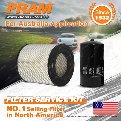 Fram Oil Air Filter for Toyota Dyna XZU404 414 XZU424 XZU434 4cyl 4.6L T/Diesel