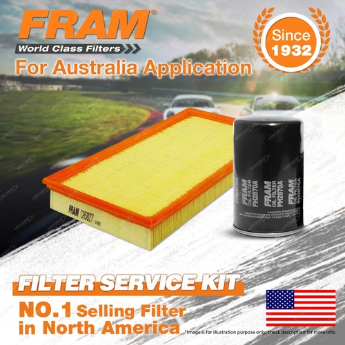 Fram Oil Air Filter Kit for Audi A3 S3 8L 1.6i 1.8T Qt 4cyl Tt 8N Qt Petrol