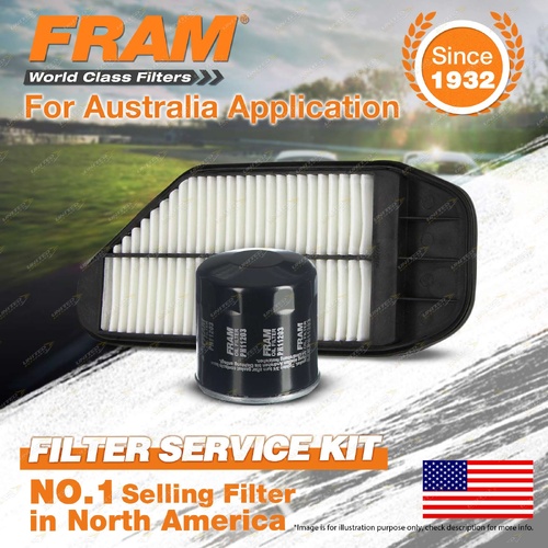 Fram Oil Air Filter for Holden Barina Spark MJ 4cyl 1.2L Petrol B12D1 10/2010-On