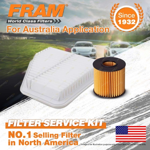 Fram Oil Air Filter for Toyota Aurion GSV40R Rav 4 GSA33 Tarago GSR50R V6 3.5L