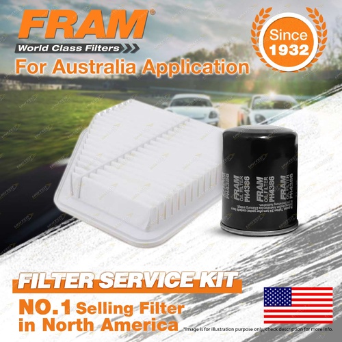 Fram Oil Air Filter for Toyota Rav 4 ACA33 ACA38R Rukus AZE151R Tarago ACR50R