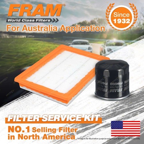 Fram Oil Air Filter Kit for Nissan Pulsar B17 C12 Juke F15 Micra K13 Petrol 4cyl