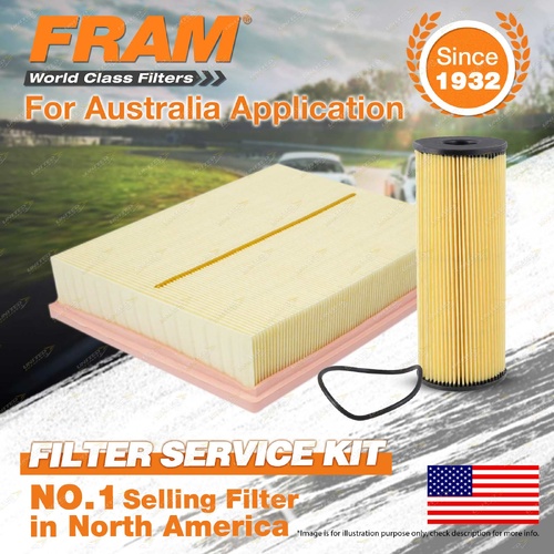 Fram Oil Air Filter Kit for Ssangyong Actyon A200 TDI Kyron D100 Stavic A100 XDi