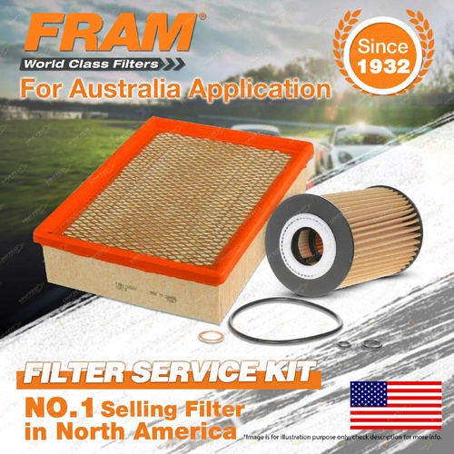 Fram Oil Air Filter Kit for BMW 318I E46 4cyl 1.9L Petrol M43B19 09/1998-12/2001