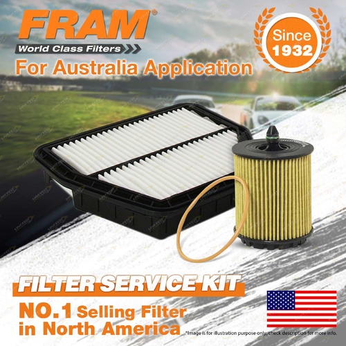 Fram Oil Air Filter for Holden Captiva CG II 4cyl 2.4L Petrol LE5 LE9 2011-On