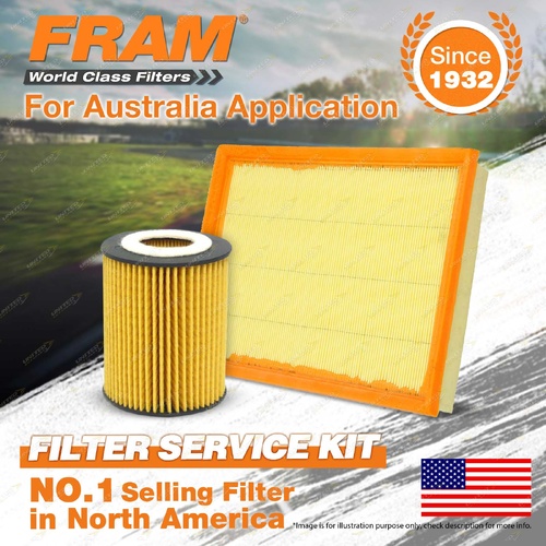 Fram Oil Air Filter Kit for Holden Combo Van Barina XC 4cyl 1.4L Petrol Z14XEP