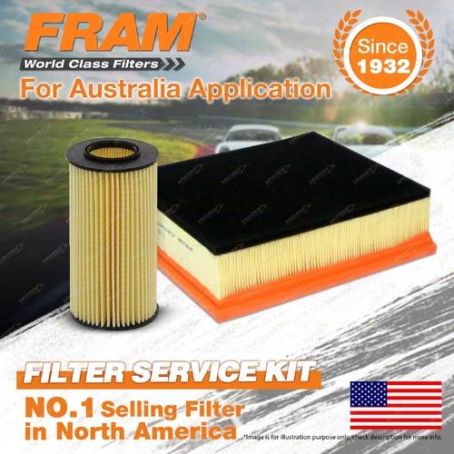 Fram Oil Air Filter Kit for Volvo S40 MS38 V50 MW38 C30 MK MK67 C70 MC68 V50 V40