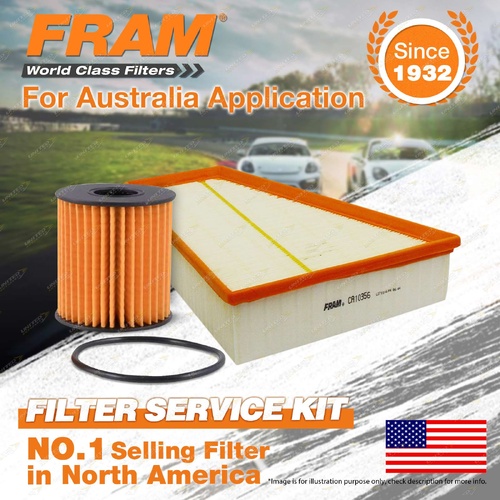 Fram Oil Air Filter Service Kit for Mondeo MB MC MA TDCi 4cyl 2L D4204T7 D4204T