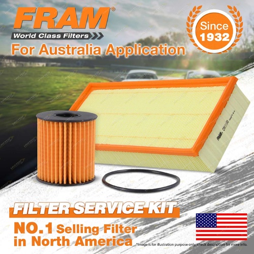 Fram Oil Air Filter Kit for Peugeot Expert G9P 4cyl 2L DW10BTED4 08/2008-01/2013