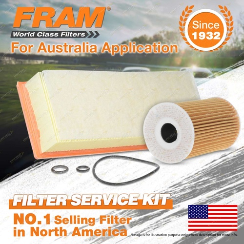 Fram Oil Air Filter Kit for Audi A4 B8 A5 8T Q5 8R 2.0 TDI 4cyl 2L Turbo Diesel