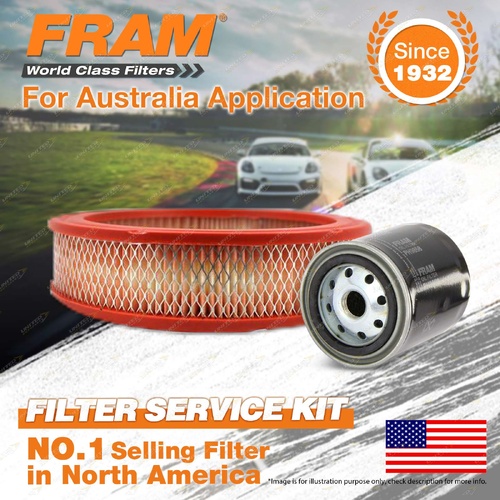 Fram Oil Air Filter Kit for Toyota Celica SA63 Corona ST141 4cyl 2L Petrol 2S