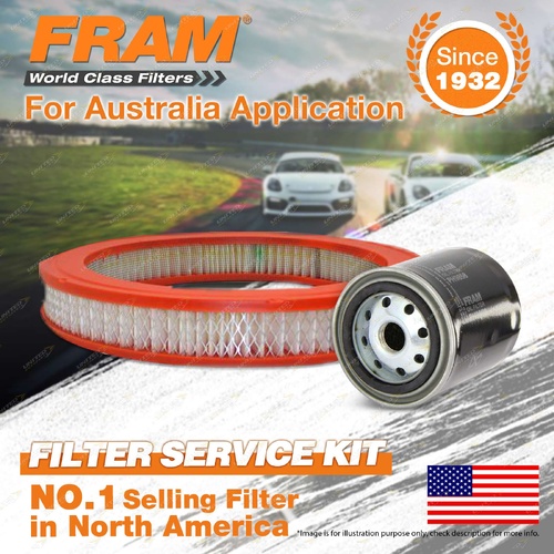 Fram Oil Air Filter Kit for Toyota Corolla AE71 AE80 AE82 4cyl 1.6L 1.3L Petrol