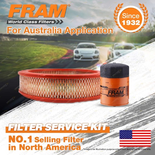 Fram Oil Air Filter Kit for Toyota Corona XT130 4cyl 1.9L Petrol Starfire