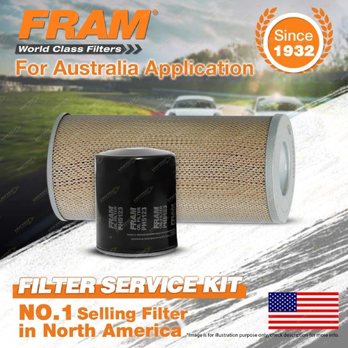 Fram Oil Air Filter for Toyota Hiace LH162 SWB LH172 LH184 LWB 4cyl 3L Diesel