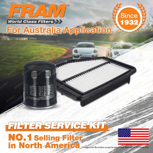 Fram Oil Air Filter Kit for Honda Civic 10th 9th Gen 1.8L 2L Petrol R20A5 R18Z1