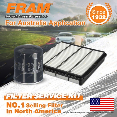 Fram Oil Air Filter for Toyota Landcruiser UZJ200R V8 4.7L 2UZ-FE 11/2007-2012