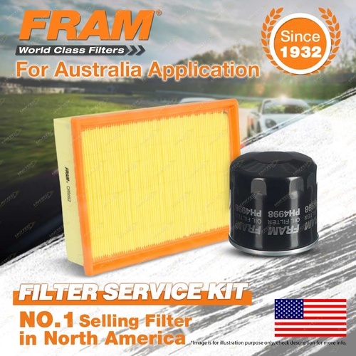 Fram Oil Air Filter Kit for Mazda E1800 FWD 4cyl 1.8L Petrol F8-E 02/2003-2006