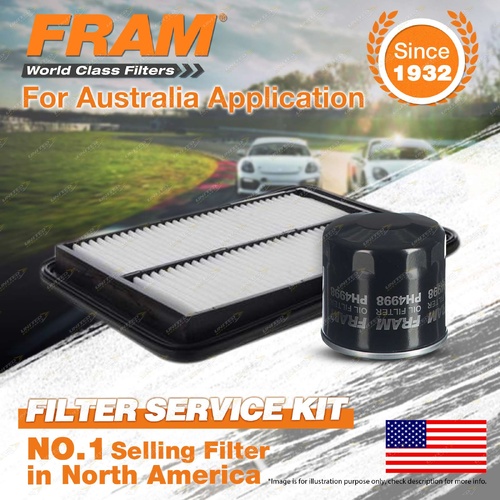 Fram Oil Air Filter Kit for Nissan X-Trail T32 4cyl 2.5L 2L Petrol 2014-On