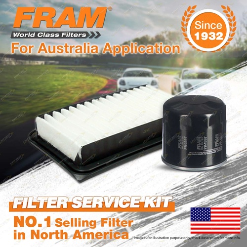 Fram Oil Air Filter Kit for Suzuki Swift AZH414 4cyl 1.4L Petrol K14B 02/2011-On