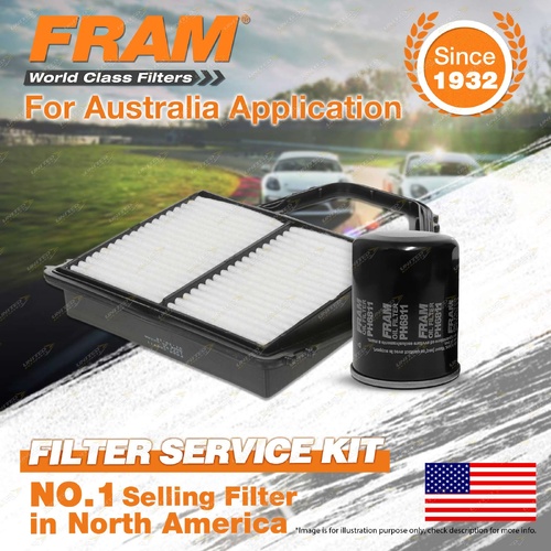 Fram Oil Air Filter Kit for Honda Civic ES9 EU 4cyl 1.7L Petrol D17A1 2000-2006