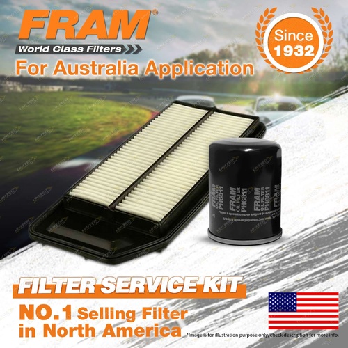 Fram Oil Air Filter Kit for Honda Accord 40 Series CM CL Euro 40 4cyl 2.4L K24A3