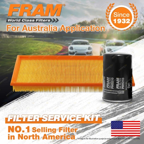 Fram Oil Air Filter Service Kit for Ford Mondeo HA HB HC HD HE 4cyl 2L ZH20 NGA