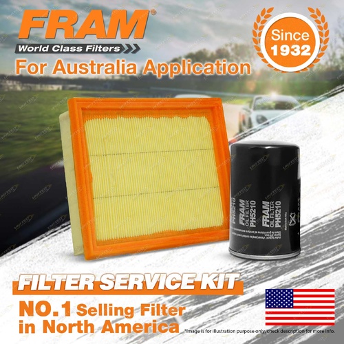 Fram Oil Air Filter for Ford Fiesta WP 4cyl 1.6L Petrol Duratec 04/2004-01/2006