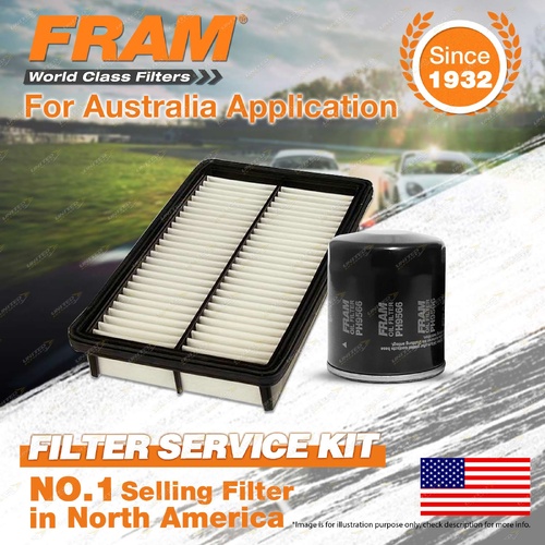 Fram Oil Air Filter Kit for Mazda Cx-7 ER 4cyl 2.3L 2.5L Petrol L3 L5 11/2006-On