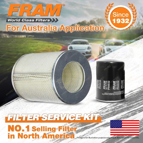 Fram Oil Air Filter for Toyota 4 Runner Hilux YN55 YN57 YN65 YN67 4cyl Petrol