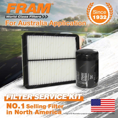 Fram Oil Air Filter Kit for Hyundai Santa Fe CM 4cyl 2.2L D4HB 11/2009-08/2012